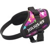 Julius-K9 IDC Powerharness Dogz – Atspindintis šunų pavadėlis su spalvingu raštu, 0 dydis