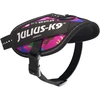 Julius-K9 IDC Powerharness Dogz – Atspindintis šunų pavadėlis su spalvingu raštu, 0 dydis