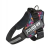 Julius-K9 IDC Powerharness Mixed Hearts – Aukštos kokybės reguliuojamas diržas, spalvingas dizainas, 2 dydis (kūdikiui)