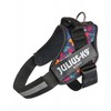 Julius-K9 IDC Powerharness Mixed Hearts – Aukštos kokybės reguliuojamas diržas, spalvingas dizainas, 2 dydis (kūdikiui)