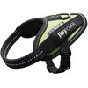 Julius-K9 IDC Powerharness Neonožaliai žalia – Aukščiausios kokybės reguliuojamas diržas, Mini-Mini dydis, Didelio matomumo dizainas