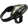 Julius-K9 IDC Powerharness Neonožaliai žalia – Aukščiausios kokybės reguliuojamas diržas, Mini-Mini dydis, Didelio matomumo dizainas