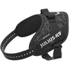 Julius-K9 IDC Powerharness Night Camo – Atspindintis juodo kamufliažo diržas, Mini dydis