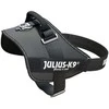 Julius-K9 IDC Powerharness pilkas – Premium reguliuojama petnešėlė, Mini-Mini dydis, ilgaamžė konstrukcija
