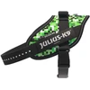 Julius-K9 IDC Powerharness Pixelfield – Atspindintis žalias pikselių šunų pakinktas, reguliuojamas