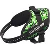 Julius-K9 IDC Powerharness Pixelfield – Atspindintis žalias pikselių šunų pakinktas, reguliuojamas