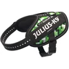 Julius-K9 IDC Powerharness Pixelfield – Atspindintis žalias pikselių šunų pakinktas, reguliuojamas