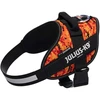 Julius-K9 IDC Powerharness Pixeljuice – Atspindinti šunų pavadėlį su oranžiniu pikselių dizainu, 2 dydis