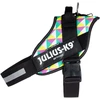 Julius-K9 IDC Powerharness Retro – Atspindinti šunų pavadėlio su spalvingu trikampio dizainu, 0 dydis