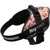 „Julius-K9” IDC Powerharness Rožinė Flowers – Aukščiausios kokybės diržas su gėlių raštu, 2 dydis