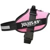 Julius-K9 IDC Powerharness Rožinė – Reguliuojamas Aukštos Kokybės Pakinktas, Dydis Baby 2