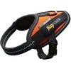 Julius-K9 IDC Powerharness UV Oranžinė – Premium reguliuojama pavadėlio jungtis, 4 dydis, itin ryškus dizainas