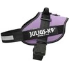 Julius-K9 IDC Powerharness Violetinė – Aukščiausios kokybės reguliuojamas diržas, 3 dydžio, patvarus dizainas
