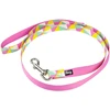 Julius-K9 MoreColor Basic Pavada Retro 120cm – Tvirtas juostinis pavadėlis su spalvingu trikampiu raštu