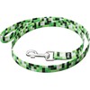 Julius-K9 MoreColor Basic Pavadėlis Pixelfield 120cm – Patvarus diržo pavadėlis, „Žalias Pixel“ dizainas