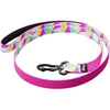 Julius-K9 MoreColor Retro Tape pavadėlis 120cm – Neopreninė rankena, spalvingas trikampio dizainas