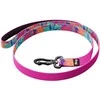 Julius-K9 MoreColor Vibe Tape pavadėlis 120cm – Neopreninė rankena, spalvingas palmės dizainas