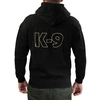 Julius-K9 pilno užtrauktuko Hoodie juoda/auksinė – patogus medvilnės mišinys, mažas dydis, stilingi trenerio drabužiai