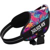Julius-K9 Power &amp; More Vibe Diržas – Adaptiškas pavadėlio žiedas, Palmių raštas, XS dydis