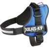 Julius K9 Powerharness Mėlynas – Reguliuojamas šunų pavadėlis su atšvaitinėmis juostelėmis, patvari konstrukcija