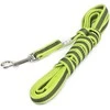 Julius K9 Supergrip Color &amp; Gray Treniravimo pavadėlis – Neono geltonumo, 300cm x 20mm, Ergonomiška rankena