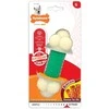 Nylabone Extreme Double Action kramtakšlis – įvairios tekstūros, su kiaulienos ir mėtų skoniu, vidutinio dydžio