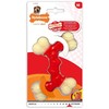 Nylabone Extreme Double Bone Chew Toy – XL patvarus dizainas su šoninės mėsos skoniu, skirtas stipriems graužikams