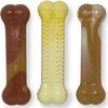 Nylabone Extreme Dura Chew Triple Pack – Patvarus kramtymo rinkinys, vištienos, kukurūzų, vanilės skoniai