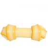 Nylabone Extreme Knot Bone – tvirtas, su šonine ir sūrio skonio kramtukas, vidutinio dydžio