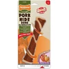 Nylabone Extreme Porkhide L – Šoninės ir žemės riešutų sviesto skonio ilgaamžis šunų kramtukas