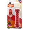 Nylabone Extreme tekstūrinis jautienos vytinimo kaulas – didelis, patvarus dantų kramtalas, džiovinto jautienos skonio