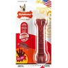 Nylabone Extreme tekstūrinis jautienos vytinimo kaulas – didelis, patvarus dantų kramtalas, džiovinto jautienos skonio