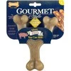 Nylabone Gourmet Wishbone Bacon Chew – Tvirtas didelio dydžio šunims skirtas žaislas su intensyviuBekono skoniu