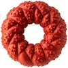 Nylabone pintas žiedas kramtomasis žaislas – tvirta guma, jautienos aromatas, 9,6 cm patvarus dizainas