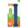 Nylabone vidutinio intensyvumo vištienos dantų kaulas – lankstus kramtomasis, didelis dydis, vištienos skonis, burnos priežiūra