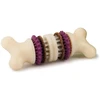 PetSafe Busy Buddy Bristle Bone kramtomasis žaislas – maži, dantų valymo dizaino su skanėstu