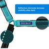 PetSafe Easy Walk Deluxe pavadėlis – švelnus juodas ir mėlynas šuns pavadėlis su pavadėliu, vidutinio dydžio