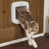 „PetSafe“ mikroschemų katės durelės – automatinis ir rankinis įėjimas, saugios baltos durys