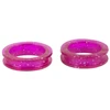 Show Tech Blizgantys žirklių laikikliai – 21 mm skersmens, violetiniai, patogi rankena, 2 vnt. rinkinys