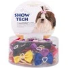 Show Tech Grooming Bows – Rankų darbo Elastingas Dekoratyvinis Rinkinys, 50 Vnt.