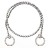 „Show Tech“ Elegantiška metalinė parodos grandinė – 25 cm ilgio, 2,5 mm pločio, rožinio aukso apdaila