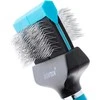 Show Tech Flex Groom Profesionali Slicker šepetys – dvipusis, tvirtas, lanksti galvutė, didelis dydis