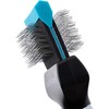 Show Tech Flex Groom Profesionali Slicker šepetys – dvipusis, tvirtas, lanksti galvutė, didelis dydis
