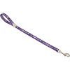 Show Tech Grooming Noose „Letenė“ Pawprint Violetinė – 53cm patvari pavadėlis su šunų letenėlių ir kaulų dizainu