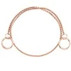 Show Tech Rose Gold gyvatės grandinėlė – Elegantiška 65 cm ilgio, poliruotos apdailos vitrinos grandinėlė