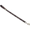 Show Tech Grooming Pavadėlis Nesiojamojo Ryšio Juoda – Tvirtas 45cm Pavadėlis Su Letenėlės Ir Kaulų Raštu