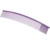 Show Tech lenkta šukų šukelės 25cm – lengvas violetinis apdailos įrankis su skirtingu dantukų tarpeliu