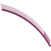 Show Tech lenkta šukų šukelės 25cm – lengvas violetinis apdailos įrankis su skirtingu dantukų tarpeliu