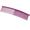 Show Tech lenktas apdailos šukos 19cm – mišrios dantukų atstumas, ergonomiškas violetinis dizainas