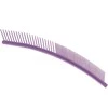 Show Tech lenktas apdailos šukos 19cm – mišrios dantukų atstumas, ergonomiškas violetinis dizainas
